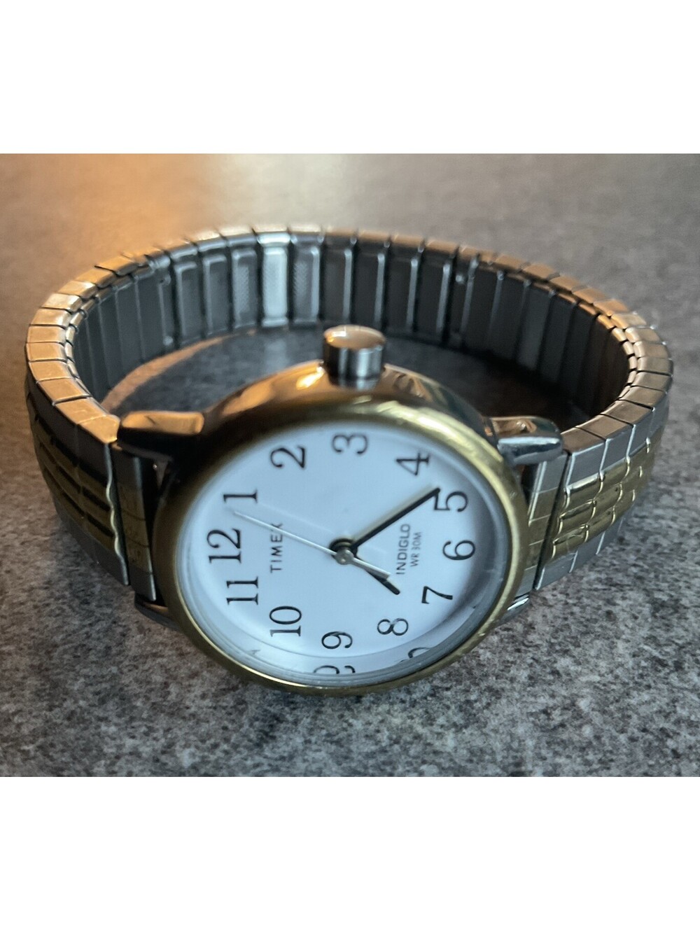 Timex Womens Easy Reader Watch 25mm Two Tone Stainless Steel Case & Band A15